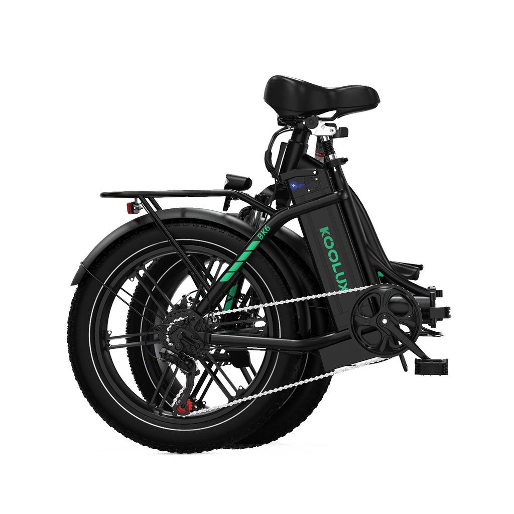 KOOLUX BK6S 4.0 Bicicletă electrică de oraș pentru exterior 36V15Ah Baterie 500W Motor e-Bike 20*4.0 inch Anvelopă lată Adult Pliabilă Bicicletă electrică