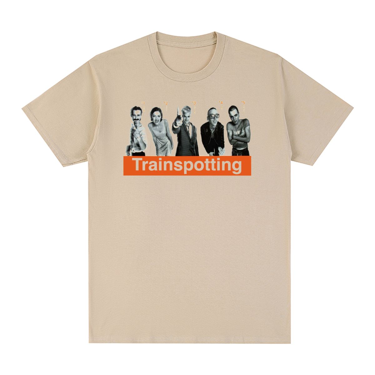 

Trainspotting Vintage T-shirt Classic Collection Design British popular Cotton Men T shirt New Tee Tshirt Womens Tops 4XL