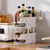 Rotatable Kitchen Condiment Rack