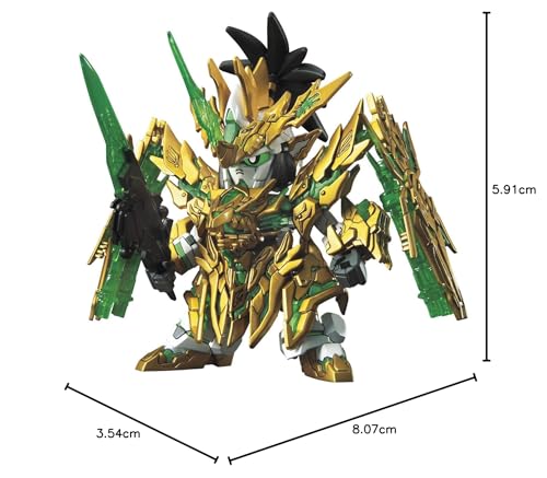 SD Gundam Sangoku Soketsuden Ryuken Liu Bei Unicorn Gundam, color-coded plastic model BAS5058879
