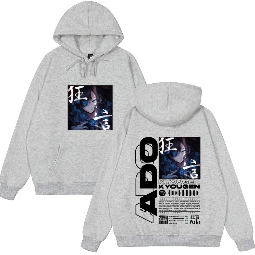 Ado World Tour 2025 Hibana Kyougen Wear Men Women Clothing Fashion Cotton Casual Hoody Oversized High Quality Tops Casual Hoodie