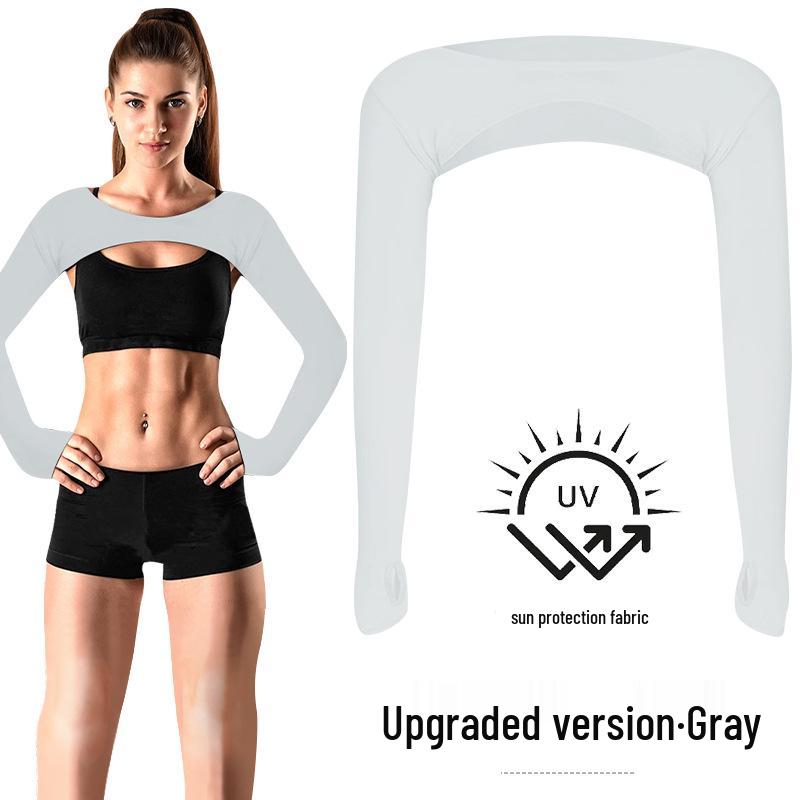 Damen Sommer Sonnenschutz Golf & Radfahren Armstulpen - Leichtgewichtiger, einfarbiger Schal für Outdoor-Sportarten