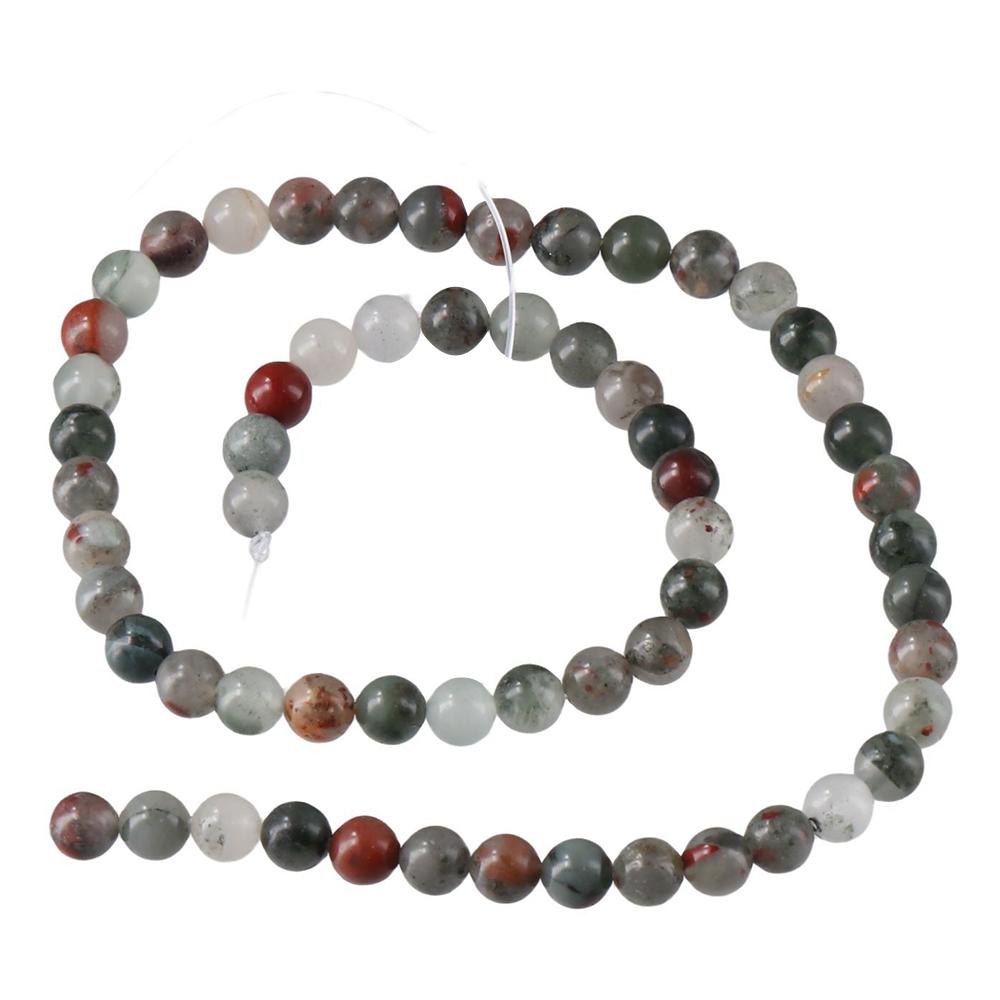 

120шт 6 мм свободные бусины красочные бусины из натурального камня DIY браслет на эластичном шнуре