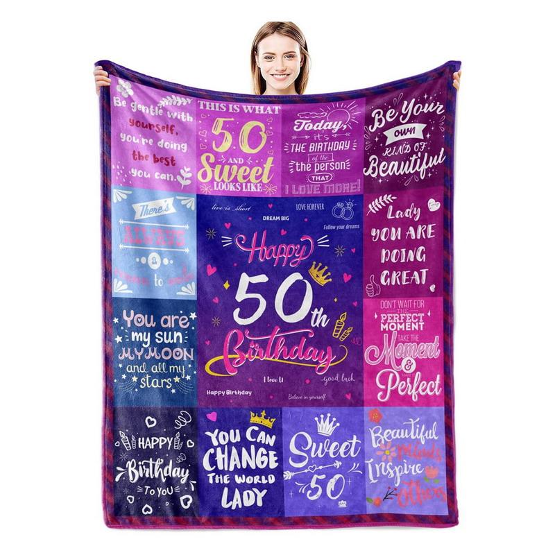 Das perfekte Geburtstagsgeschenk für sie | Gemütliche Wohndecke für Frauen, Mama, Schwester oder beste Freundin Alter kann sein