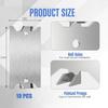 Nail Plates for Wood Studs 1.5 x 2.5 Inch Nail Plate Studguards Sharp Pointed Prongs Anti-Nail Protection Plate Shield Protect Plumbing and Wiring