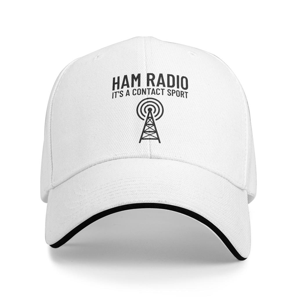 Summer HAM Radio Baseball Cap Hunting Camping Vintage Design Sun Trucker Hat Unisex Unisex Breathable Baseball Caps