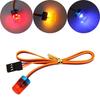 Faszinierendes 3-Farben-Blinkendes Rotierendes LED-Licht für 1/10 RC-Modellautos mit Aluminiumlegierungsbasis