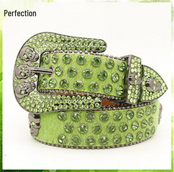 Unisex Rhinestone Belt: Personalized Hip-Hop Punk Style with Beads – Trendy European & American Fashion Waistband
