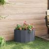 Planter Anthracite 60 X 30 X 35 Cm Steel