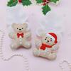 Santa Bear Shaped Silicone Mold Food Grade Materials For Baking Soap Making Candy Crafts Holiday Party Essential