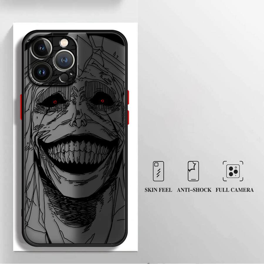 Anime Sukuna Jujutsus Kaisen Soft Cover Case for iPhone 11 8 7 SE XR 15 Pro MAX XS 13 Mini 11 Plus 14 12 16 16 Plus 14Pro 12Pro