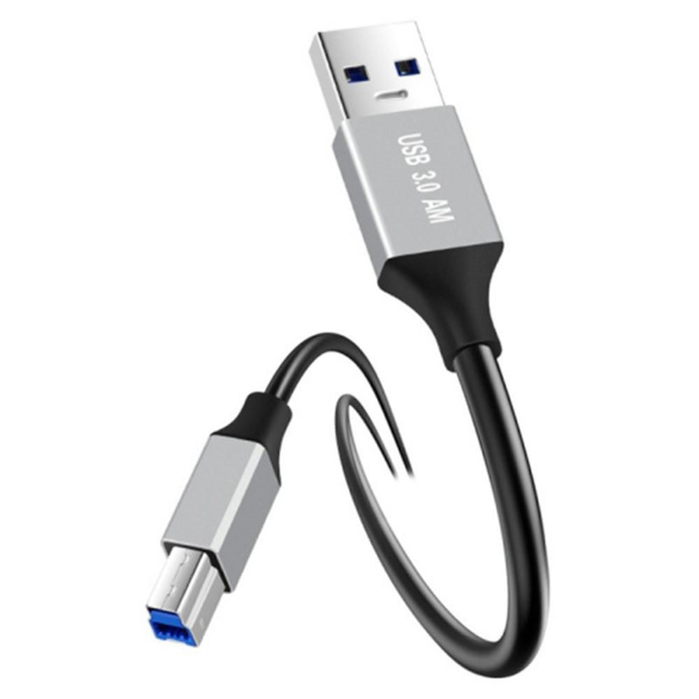 

1m Plug and Play USB-A 3.0 to USB-B Square Port Male to Male Data Cable for Printer As Shown A