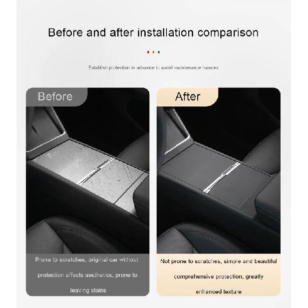 For Tesla Model Y Juniper Car Central Control Panel Electrostatic Adsorption Protective Patch Model 3 Highland Console Protector