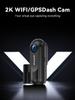 2.5K Hidden Dash Cam with WiFi, Time-Lapse, and GPS Tracking