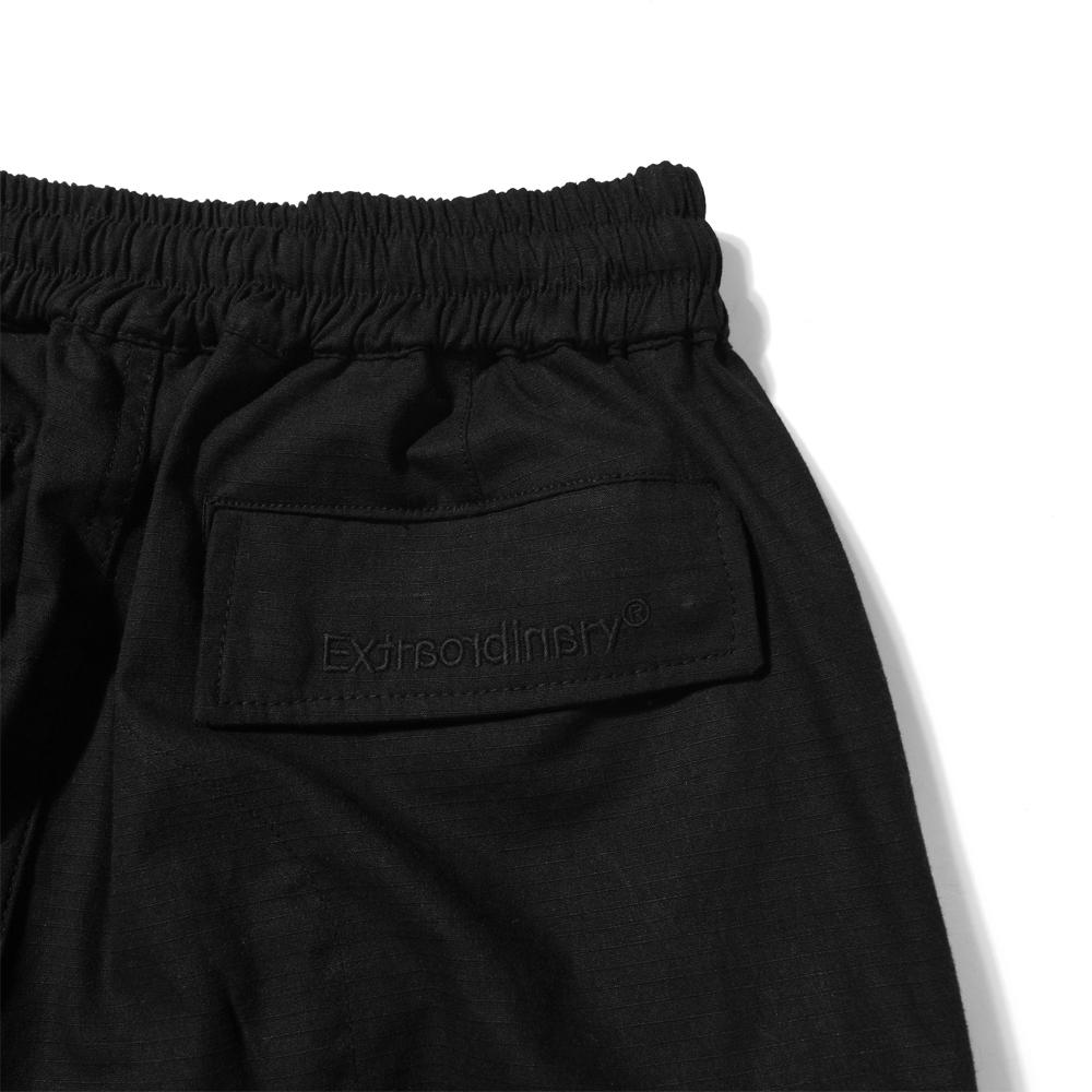 EXTRAORDINARY Cargo Ripstop Pants Black