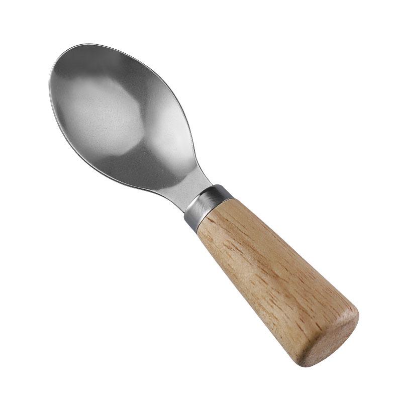 Auf Lager Gummiholzgriff Standfestes Edelstahl Käse- und Buttermesser-Set