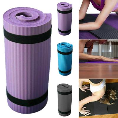 Yoga Pilates Matte Dicke Übung Gym Rutschfestes Workout 15mm Fitnessmatten Yoga Stützkissen für Knie Rücken und Knöchel