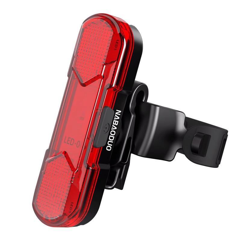 Rechargeable Bicycle Tail Light for Night Riding - Warning Flashlight for Mountain Bikes & Cycling Accessories