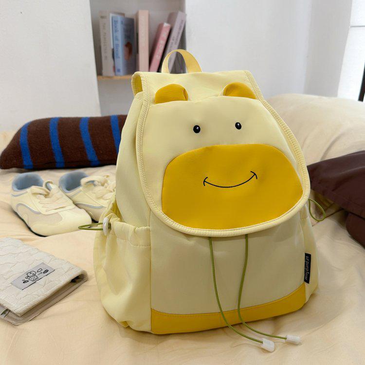 2025 New Cute Cartoon Schoolbag: Large Capacity Casual Backpack for Kindergarten & Elementary Girls