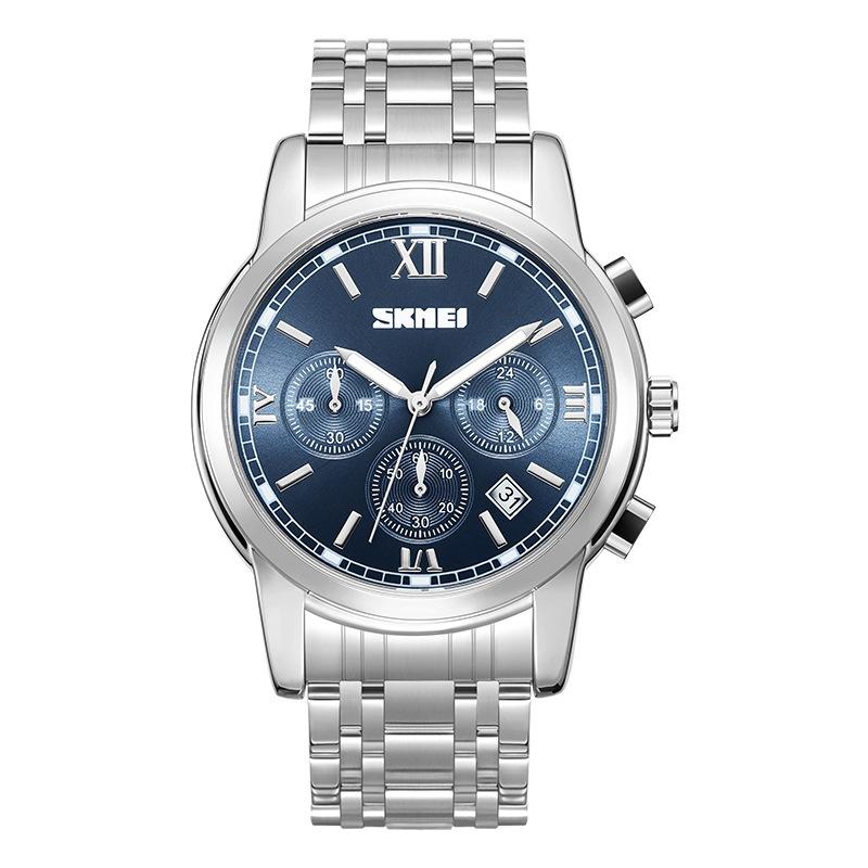 

Moment Beauty Genuine Calendar Водонепроницаемые деловые мужские часы B1001 Популярные кварцевые мужские часы со стальным ремешком