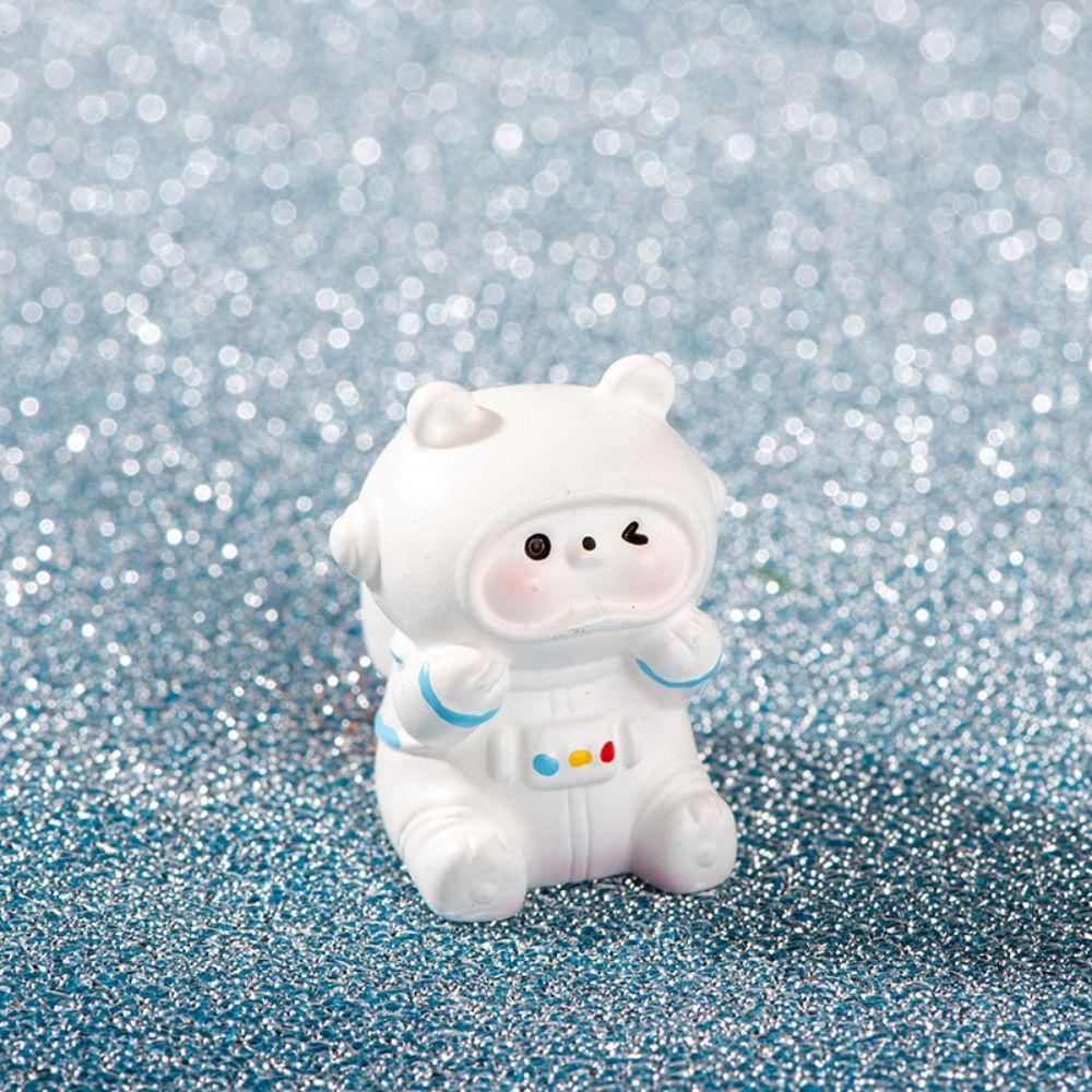 Творческий мультфильм Космический медведь Миниатюрная фигурка Милый астронавт Кукла — фото 10