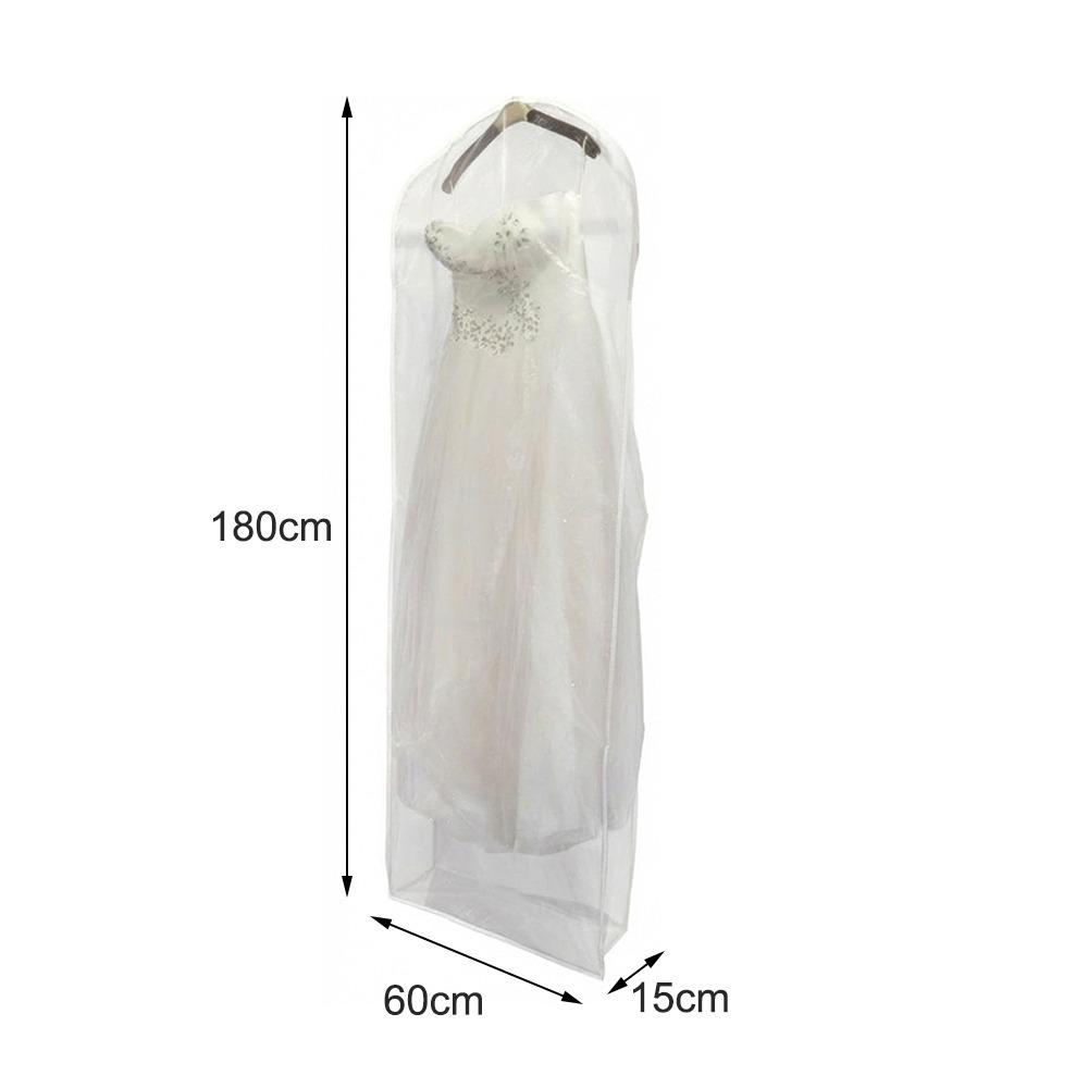 Reusable Dust-proof Covers Clear Bride Gown Storage Bags Durable Clothing Cover  Wardrobe