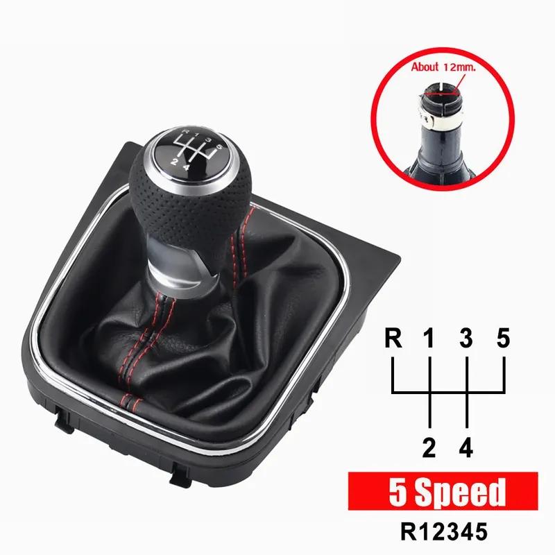 5 6 Speed Gear Shift Knob For VW Golf 5 MK5 Rabbit Jetta 2004 2005 2006 2007 2008 2009 Volkswagen Golf 6 Jetta MK6 2010-2014