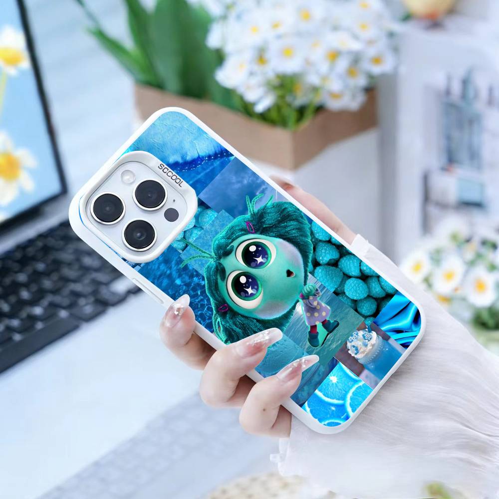 

A-Adventure Anime Inside Out Phone Case For iPhone 16,15,14,13,12,17,Pro,MAX white Matte Shockproof Cover iPhone15pro
