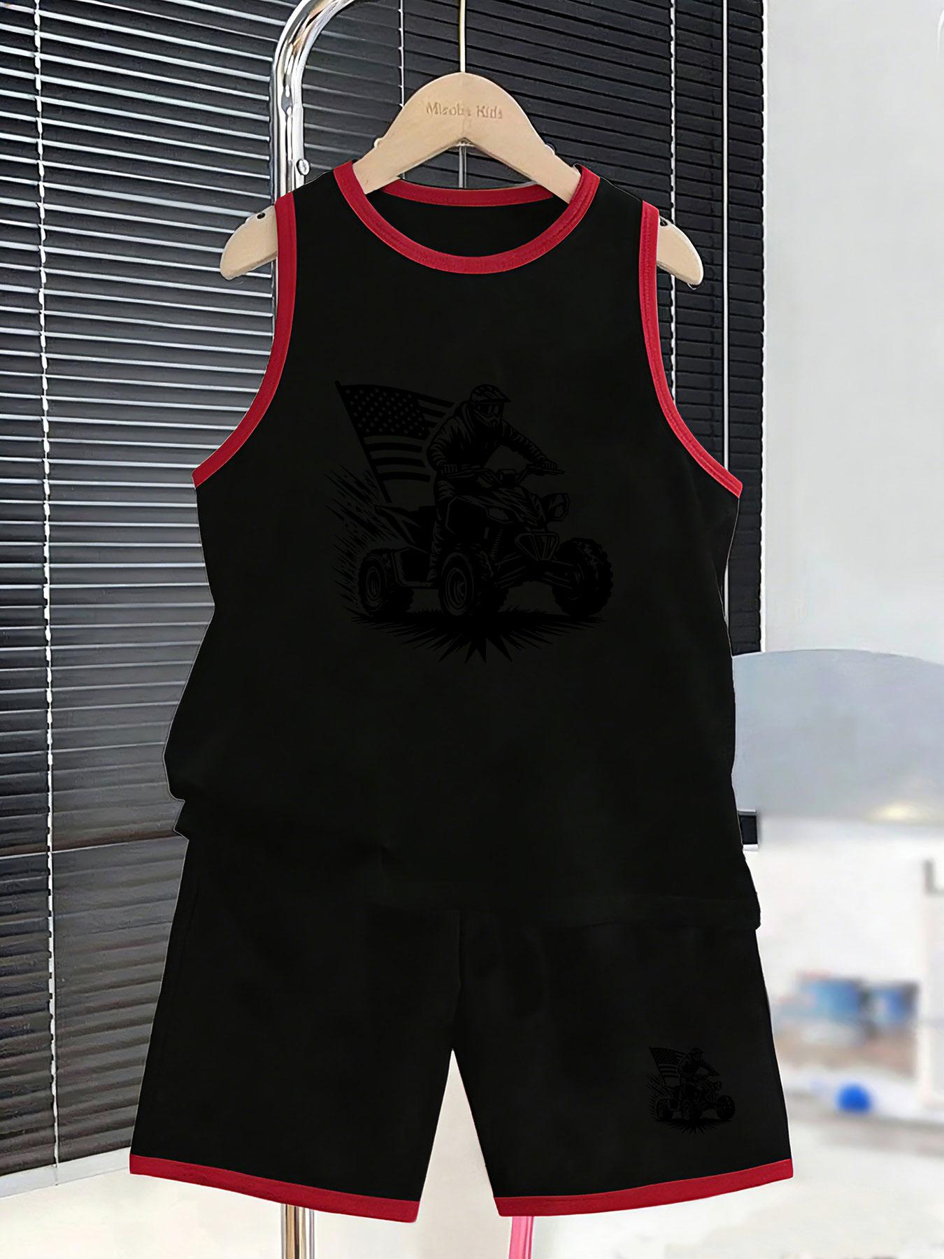

Boys’ off-road motorbike set. Bold prints, breathable fabric, loose fit for cool daily & school styling. 2-3Y чёрный