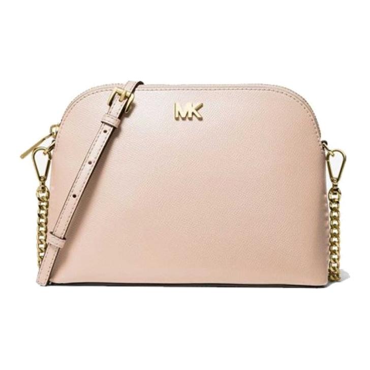 

Michael Kors Mott Commuter Logo Chain Leather Shell Bag Women shoulder bag Light-Pink 32S9GF5C3L-187 Basic Set (Bag+Dust Bag)