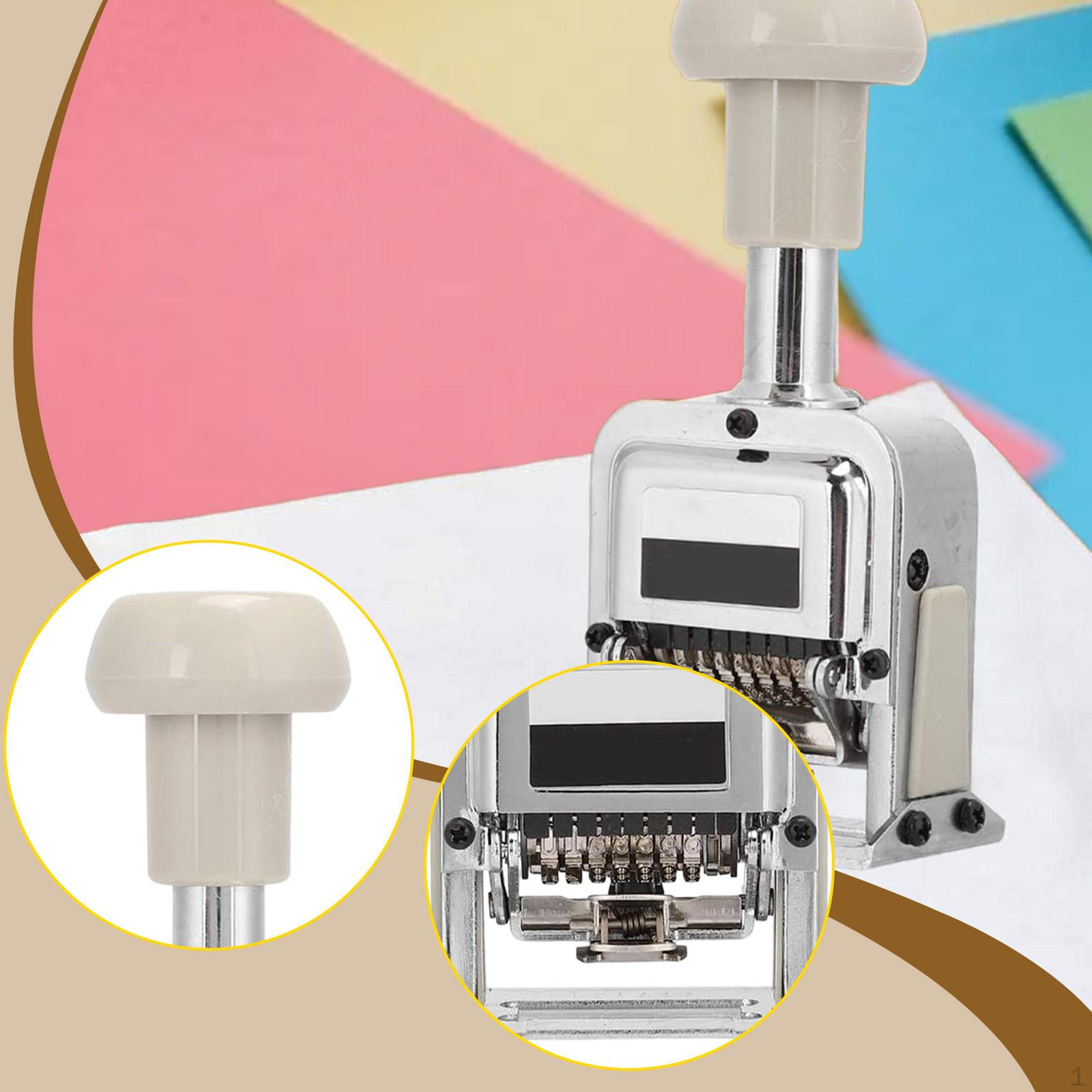 Auto Number Stamp Automatic Numbering Machine Professional Office Equipment for 5 Digits