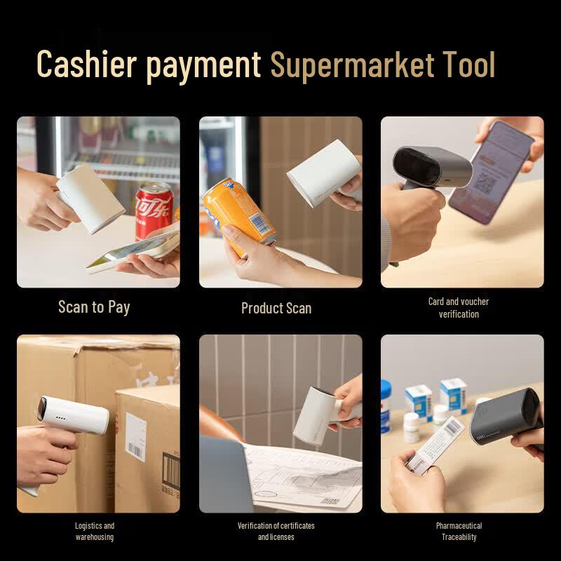 Deli Wireless 2D Barcode Scanner