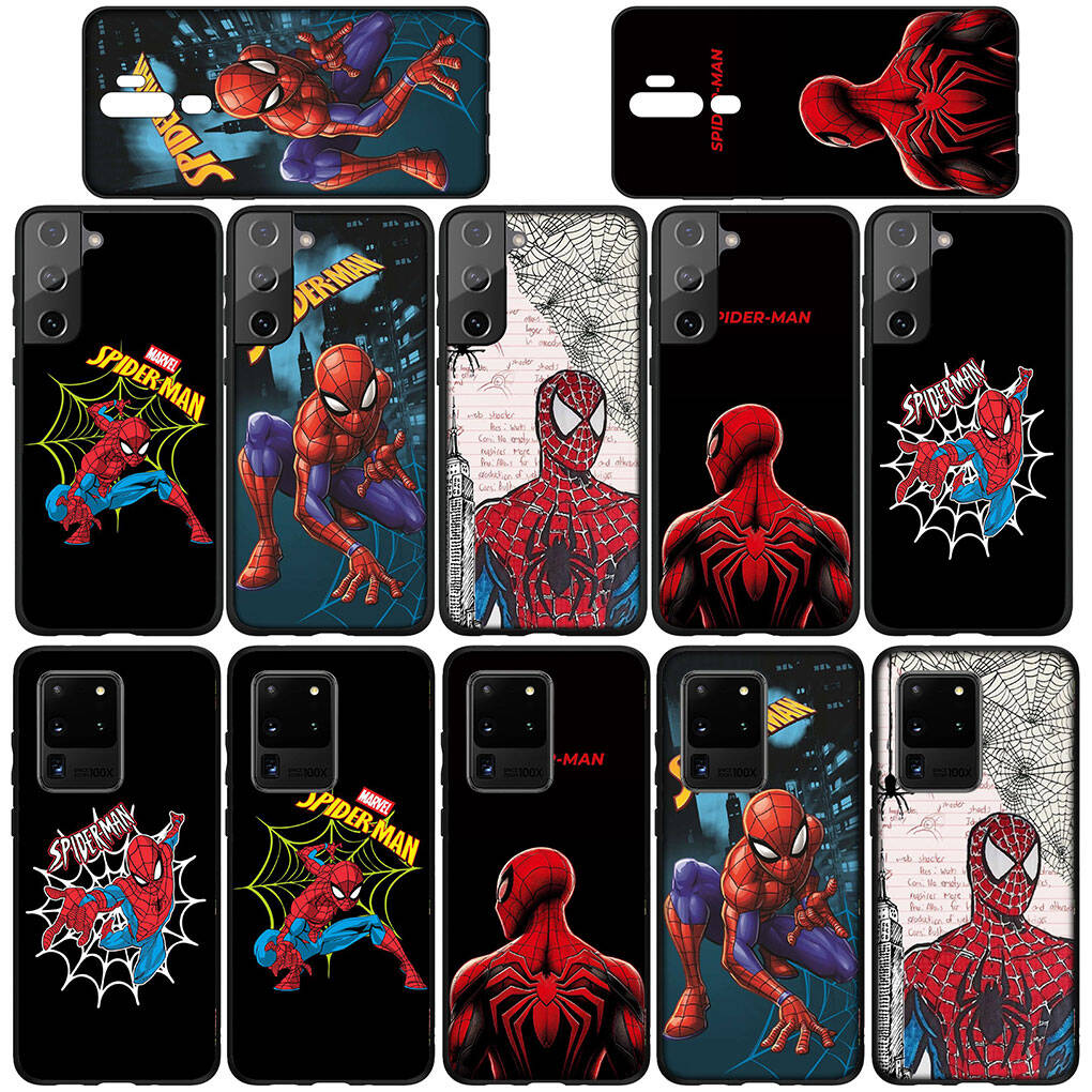 Phone Case for Samsung Galaxy S25 S23 S22 S24 Ultra FE A05 A06 A15 A16 A36 A37 A35 A54 A55 A56 A57 A25 A26 A53 Super Spiderman Spider Man Marvel Cover
