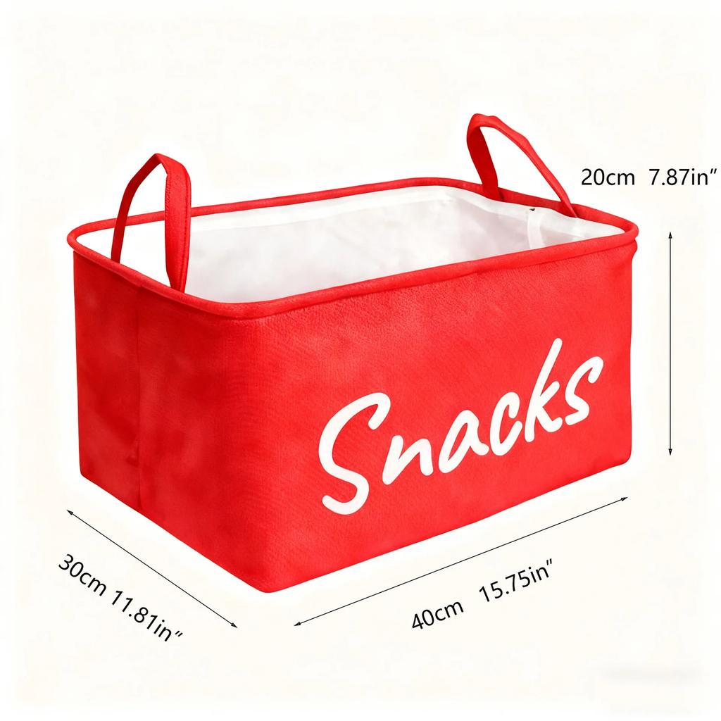 Cotton-Linen Home Foldable Storage Box Large Capacity Storage Basket Multi-Functional Storage Tote Toy Basket for Bedroom
