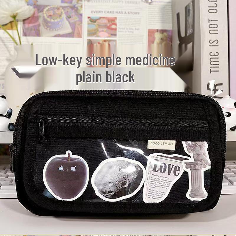 Japanese Style Multi-functional Student Pencil Case: Four-Layer Large Capacity, High-Value Ins Design