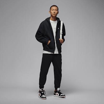 Jordan Brooklyn Fleece SS25 Sweatshirt Men's Black Sail White