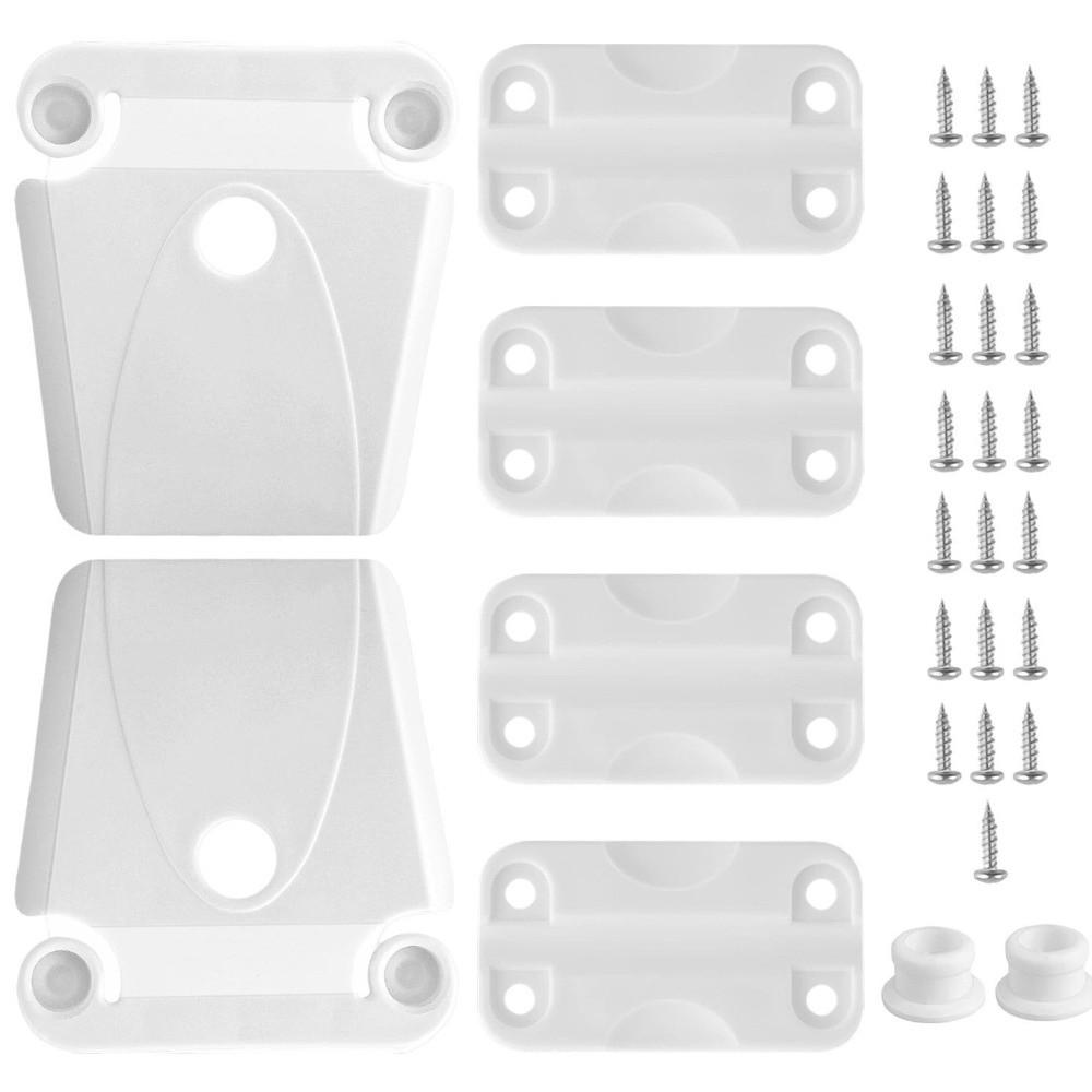 1 Set Plastic Construction Cooler Hinge Kit Metal Screws Included Hinge and Latch Kit  Igloo Coolers