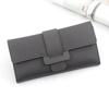 New Korean Style Women's Long Tri-fold Buckle Wallet & Clutch Coin Purse