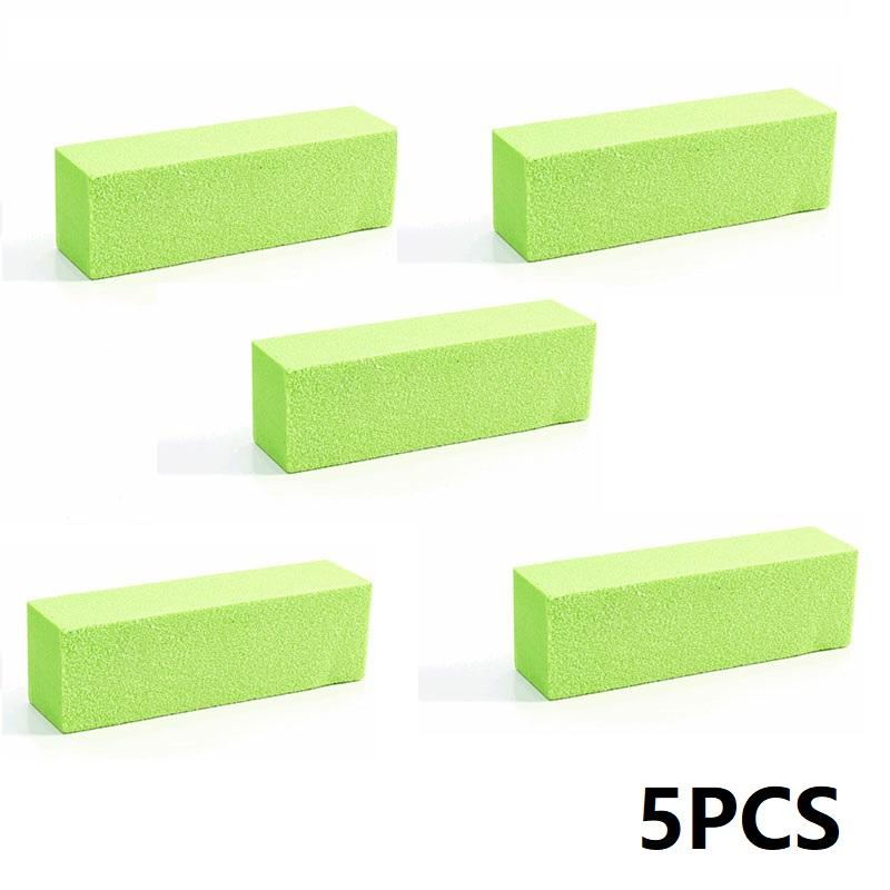 5PCS Nail Buffer Polishing Block Buffer for Polisher Manicure Buff Professional Sponge Nail File Milling Cutter for Manicure