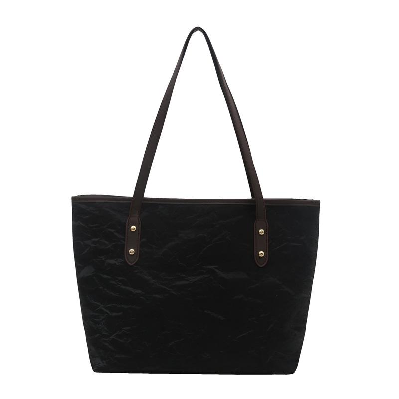 Simple Commuting and Leisure 2025 Winter New Solid Color Trend Fashion Large Capacity Trend Jitote Shoulder Women's Big Bag