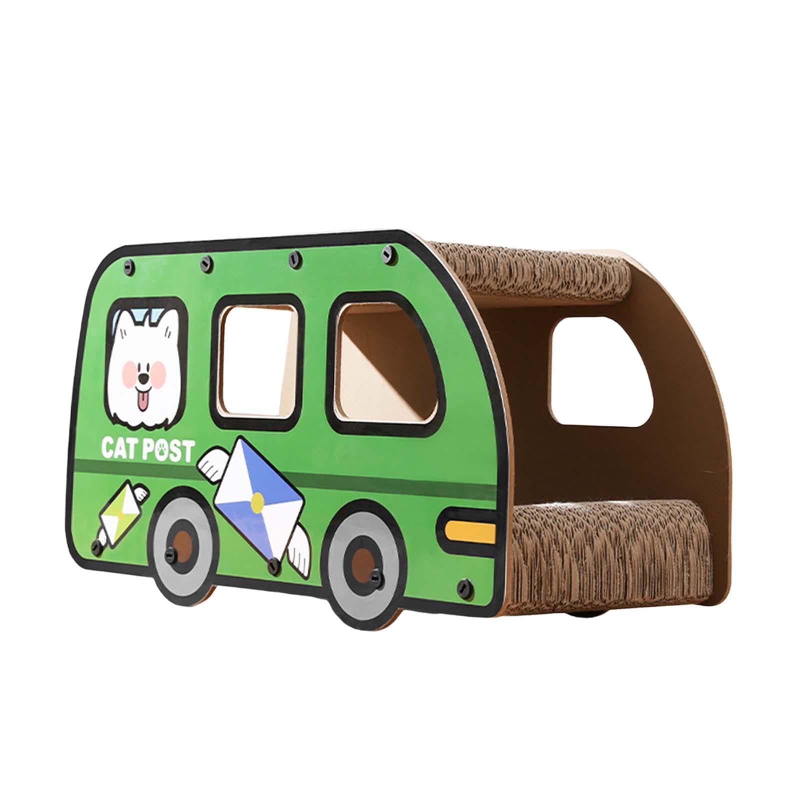 

Когтеточка для кошки в грузовике, кошачья доска для кошек в помещении, кошачьи принадлежности для домашних животных, игрушка для котенка
