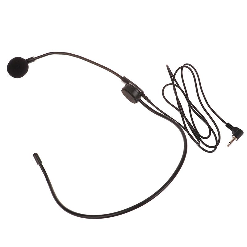 3.5Mm Headworn Wired Microphone Headset Voice Amplifier Speaker Clear Sound Mic For Speech Teacher Conference Guide