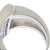 Hermes Corozo Serie Ring MODESCHMUCK Silber metallic/Muschel #5.1(US-Grösse) 9,8g Frauen Gebraucht