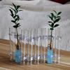 Test Tube Glass Vase Insertion Type Decorative Flower Rack Hydroponic Flower Pot Combination Vase Office Living Room Decoration