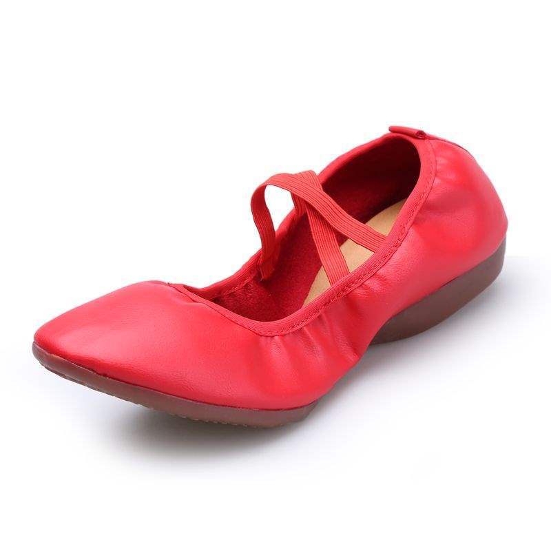 

Танцевальная обувь женская с мягкой подошвой, взрослая, для квадратных танцев, женская обувь, всесезонная, на среднем каблуке, для выступлений, латиноамериканские танцы, обувь для выступлений 40