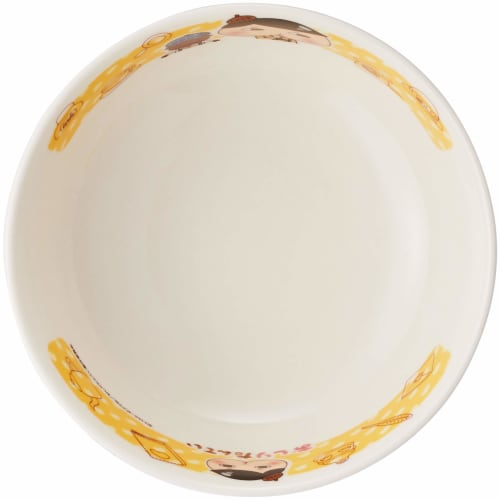 Butt Detective" Ramen Bowl, 14.5cm Diameter, Children's Tableware, White, Product Number 804115
