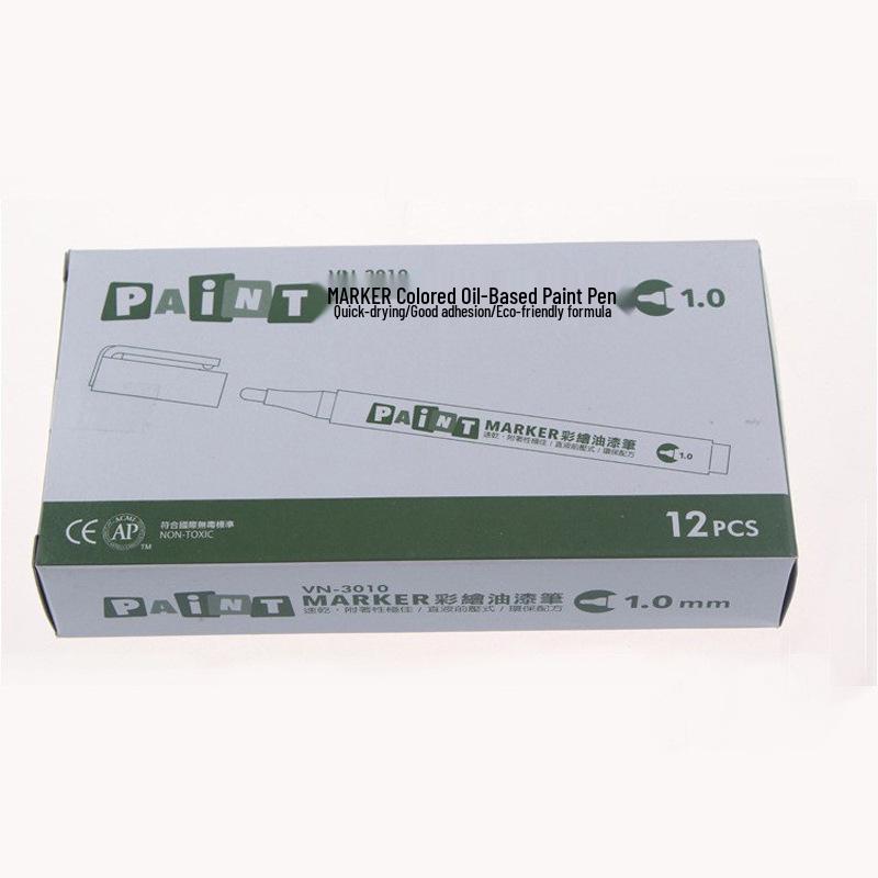 Penna Pittura a Inchiostro Liquido con Pennino a Pressione Frontale Taiwan Maschio Leone 1.0mm per Fai da Te e Contornare