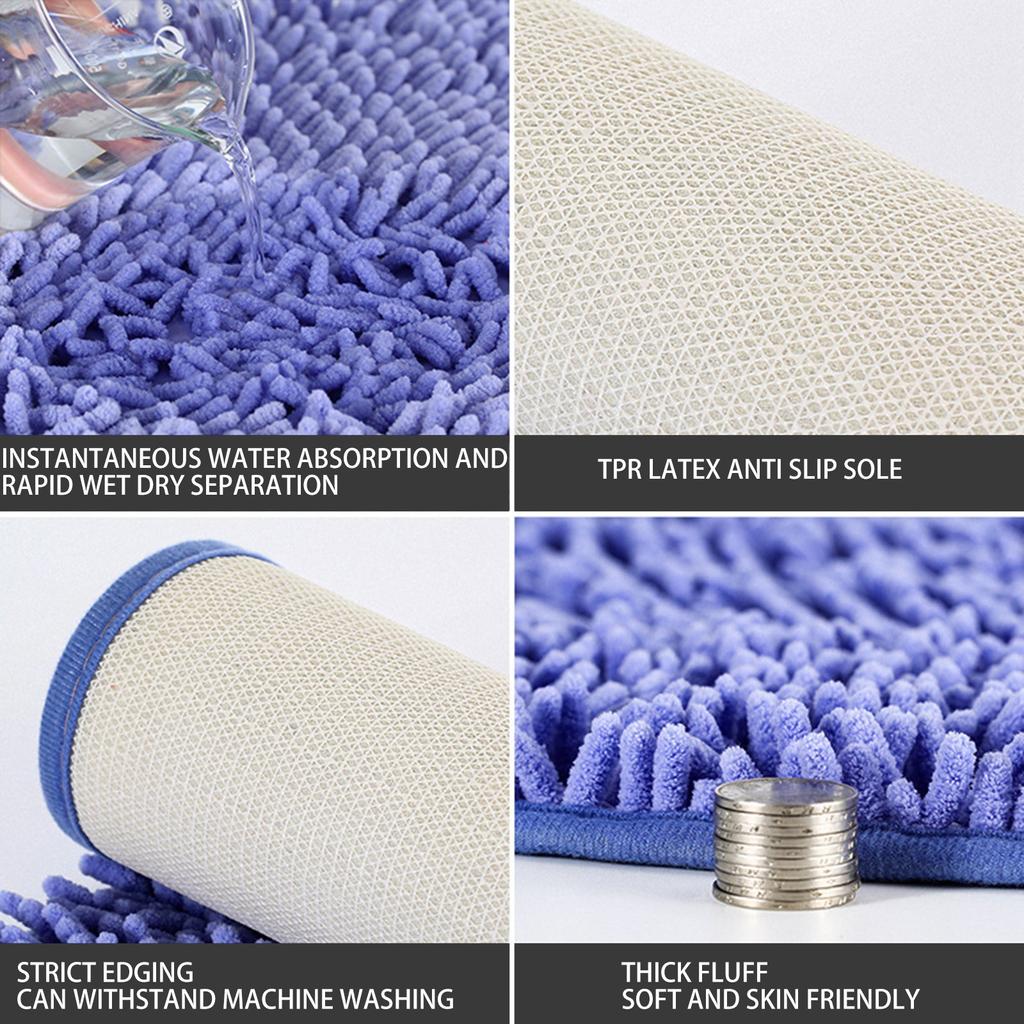 Dog Door Mat For Muddy Paw Absorbs Moisture And Dirt Absorbent Non-Slip Washable Mat Quick Dry Microfiber Mud Mat For Dogs