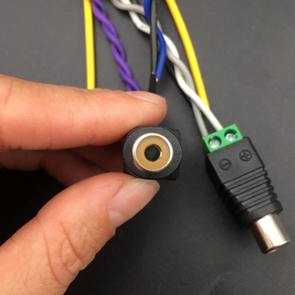 Pioneer TS-WX1210A TS-WX1010A TS-WX300A TS-WX300A TS-WX300A TS-WX300TA 01.45-18200-A01 10 Pin Power Harness Plug RCA White