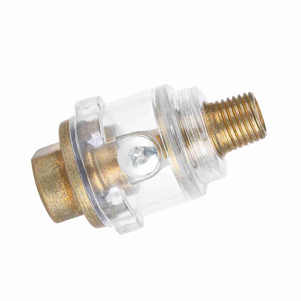 1 4  BSP Mini In Line Air Tool Oil Lubricator Oiler Compressor Pipe Automatic Lubrication